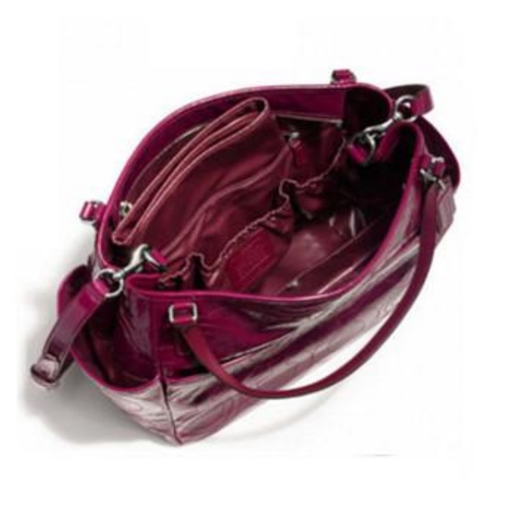 Coach Patent Leather Diaper Bag - Picture 5 of 6